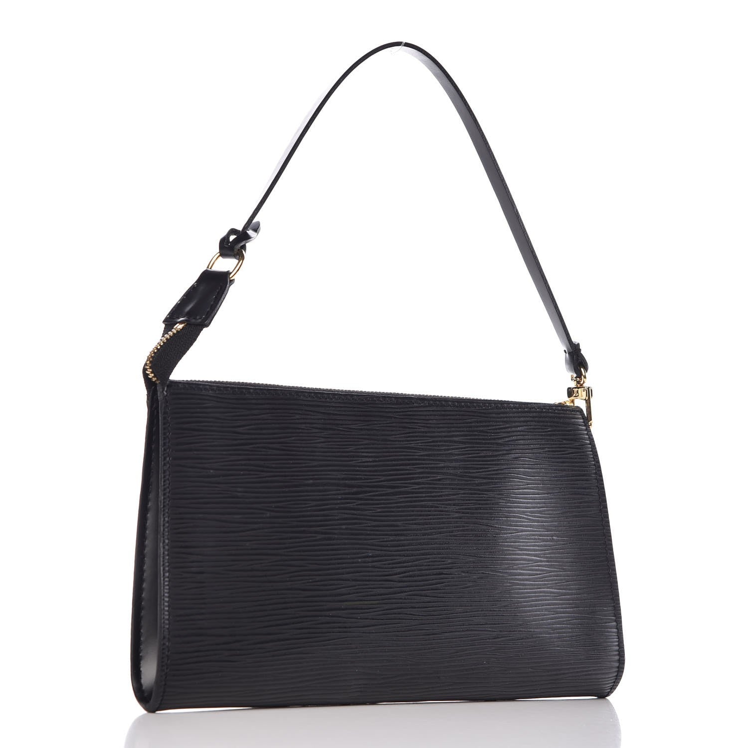 Louis Vuitton Epi Pochette Accessories 24 Black 3 of 8