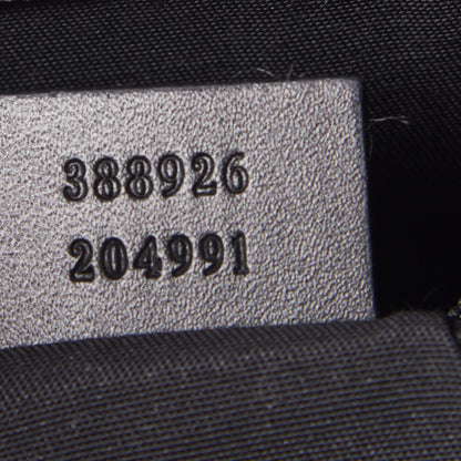 Gucci GG Monogram Web Flat Messenger Bag Black 9 of 9
