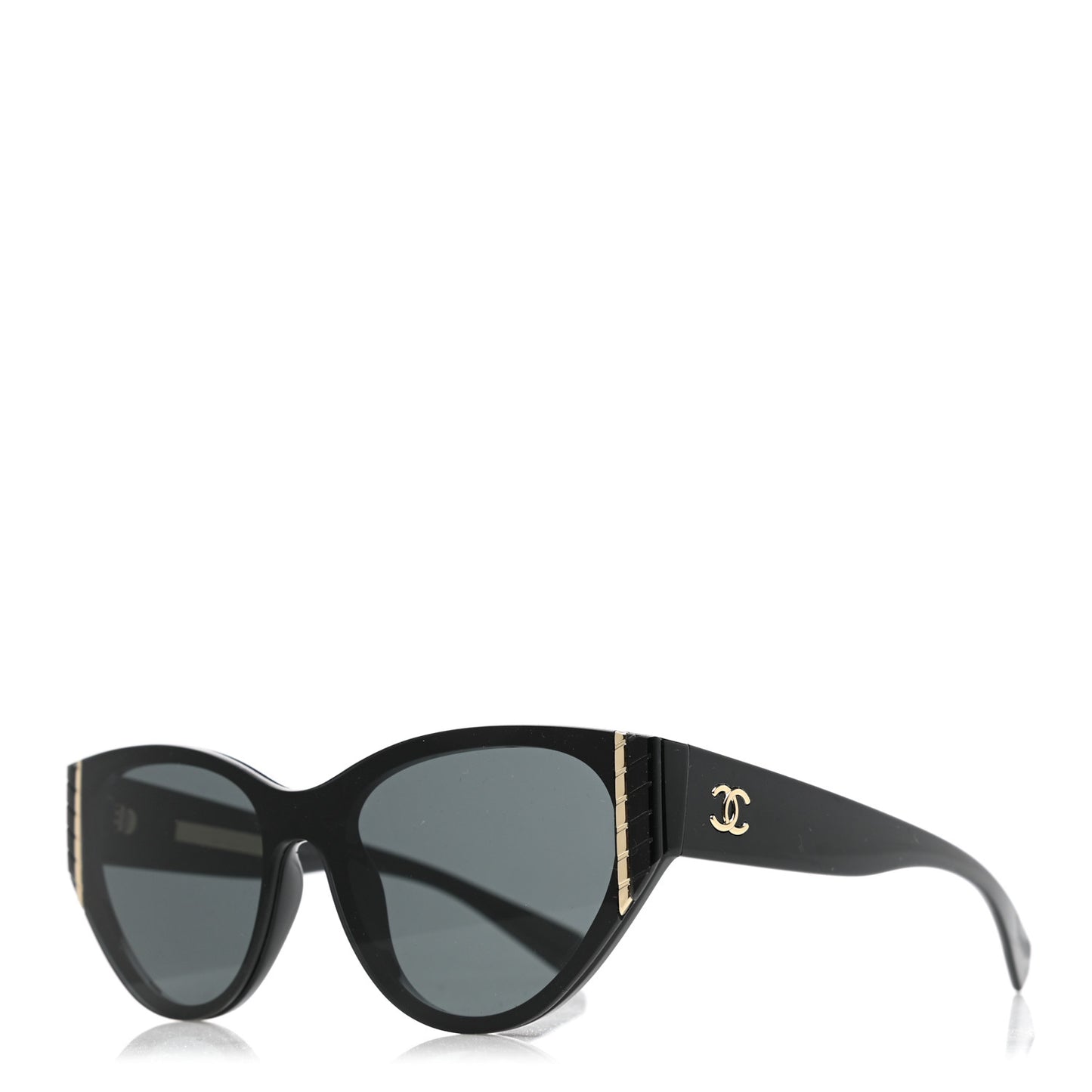 Acetate Cat Eye Sunglasses 6054 Black