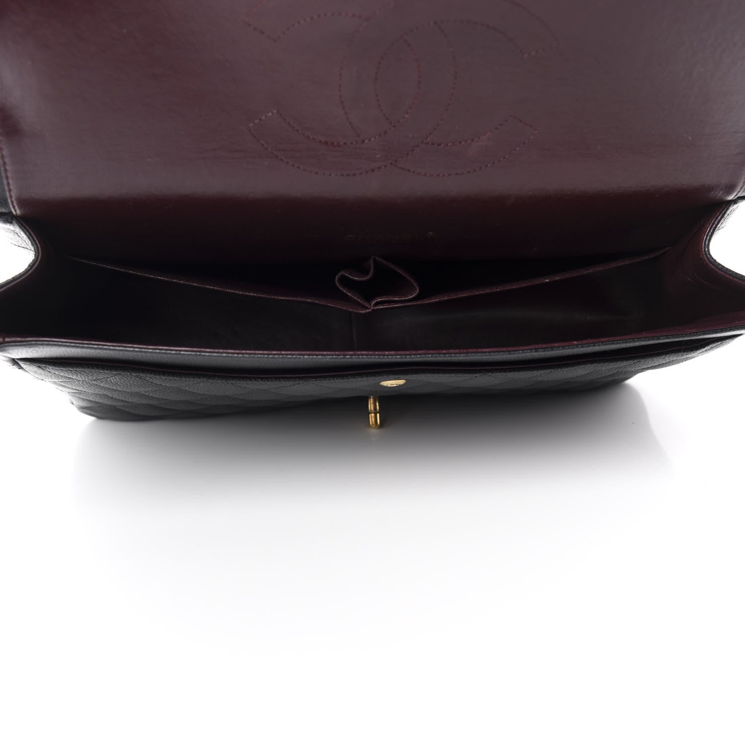Chanel Caviar Quilted Maxi Double Flap Black 5 of 10