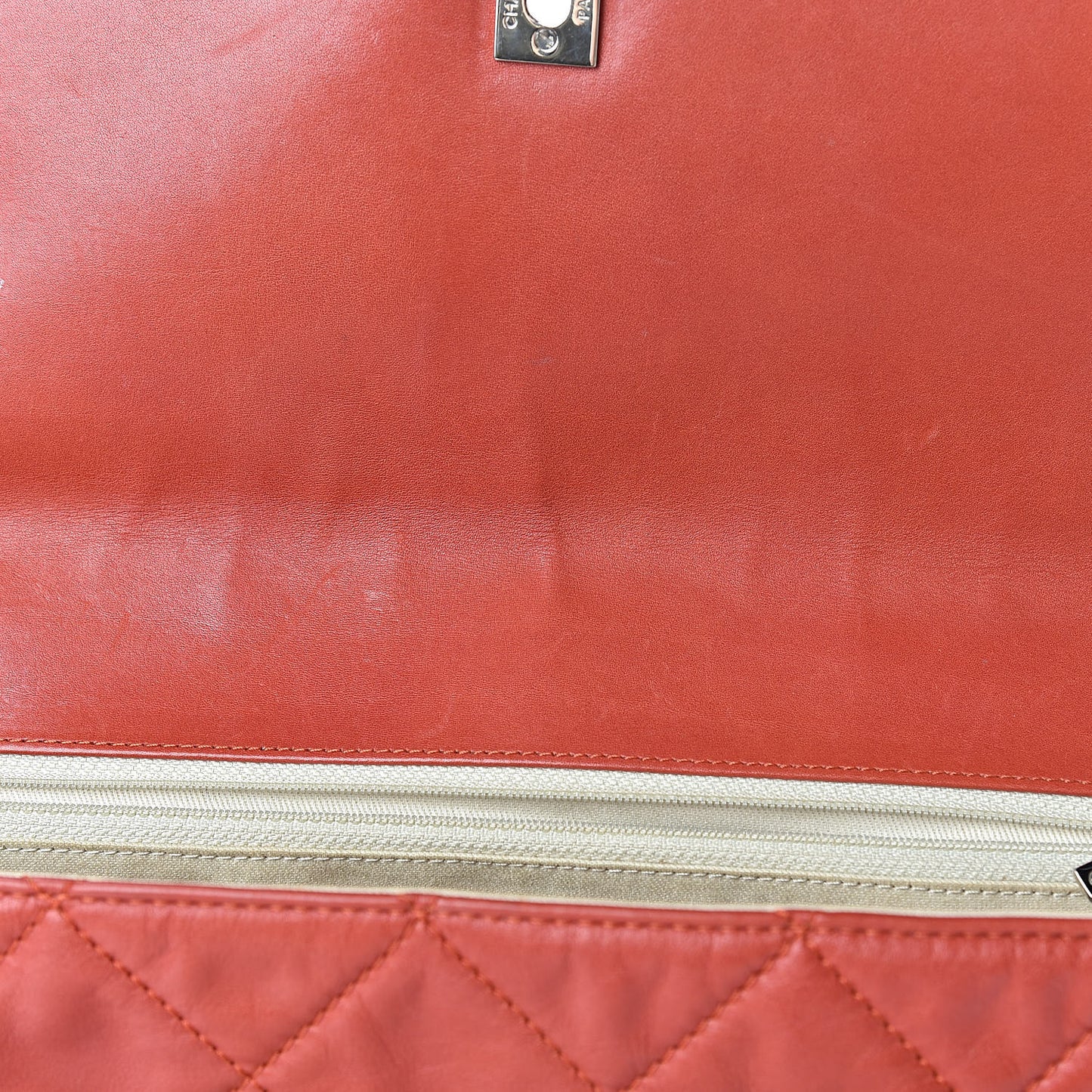 Calfskin Quilted In The Business Flap Bag Orange