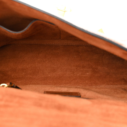 Valentino Garavani Grained Calfskin Large Roman Stud Shoulder Bag Selleria 5 of 13