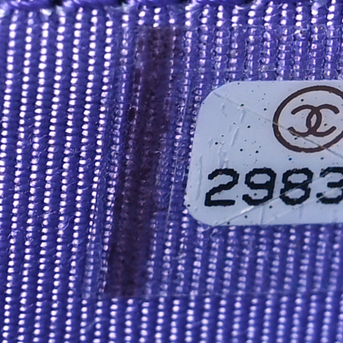 Chanel Caviar Quilted Flap Card Holder Wallet Purple 8 of 11
