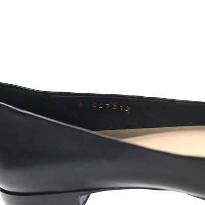 Chanel Lambskin Camellia Ballerina Flats 37 Black 8 of 12