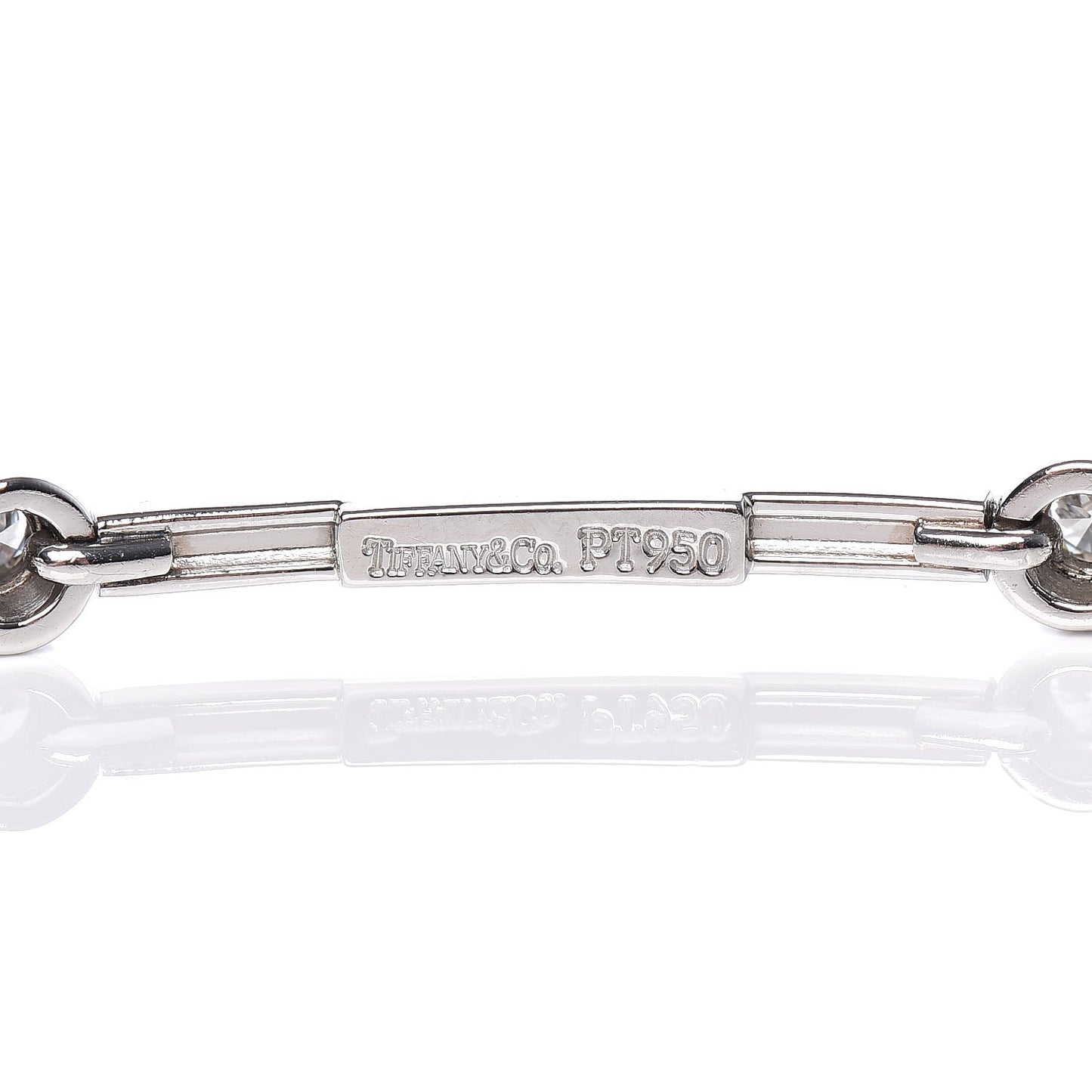 Platinum Diamond 8 Station Bracelet