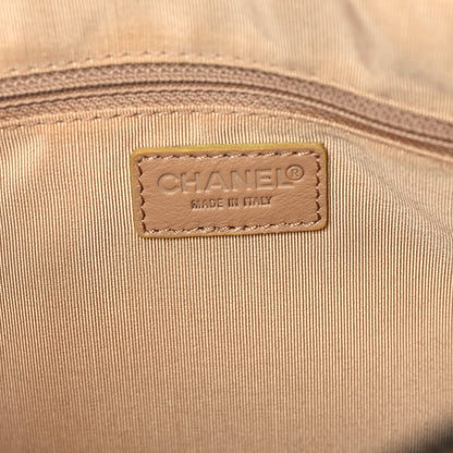 Chanel Calfskin Wild Stitch Top Handle Bag Beige 6 of 11
