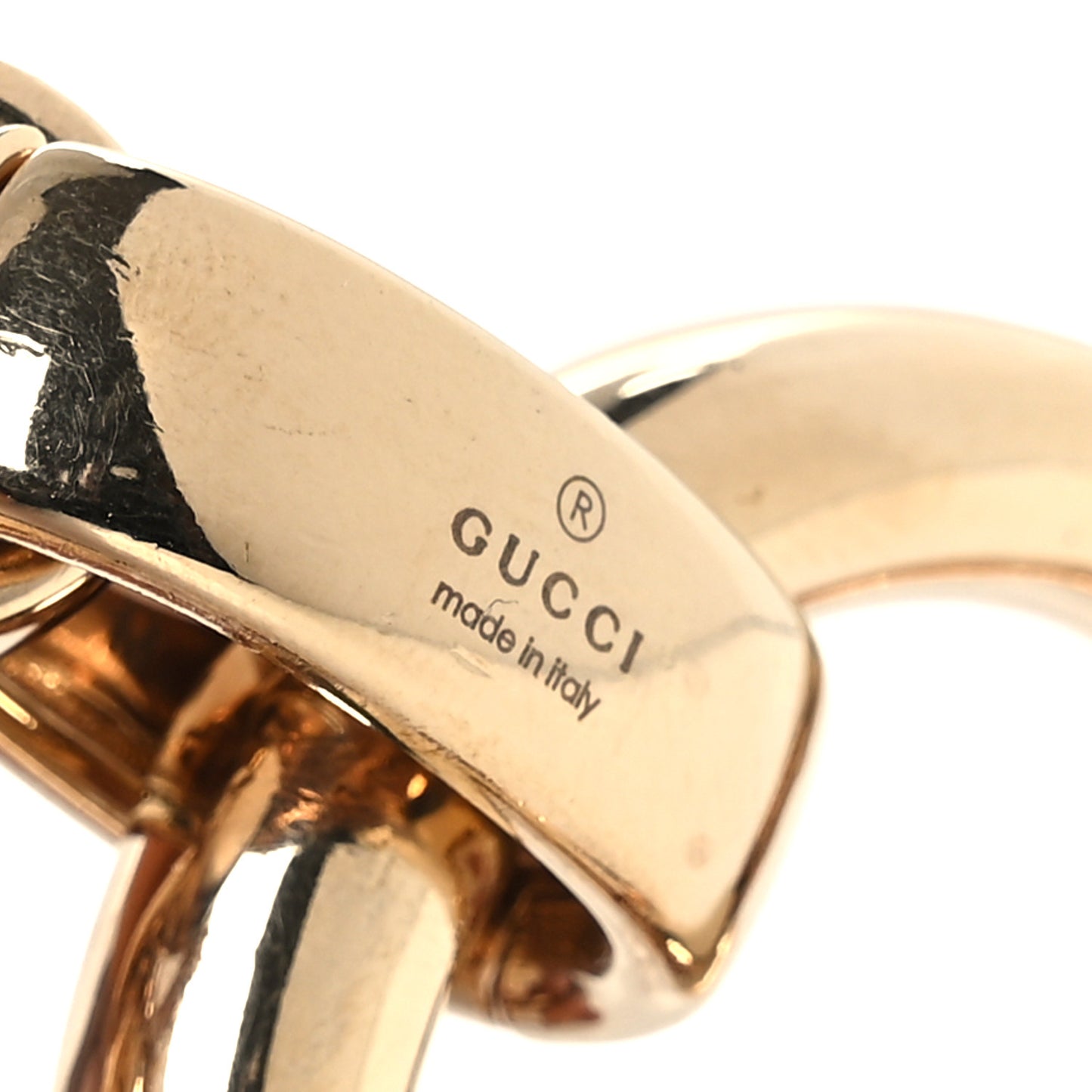 Metal Horsebit Bracelet M Gold