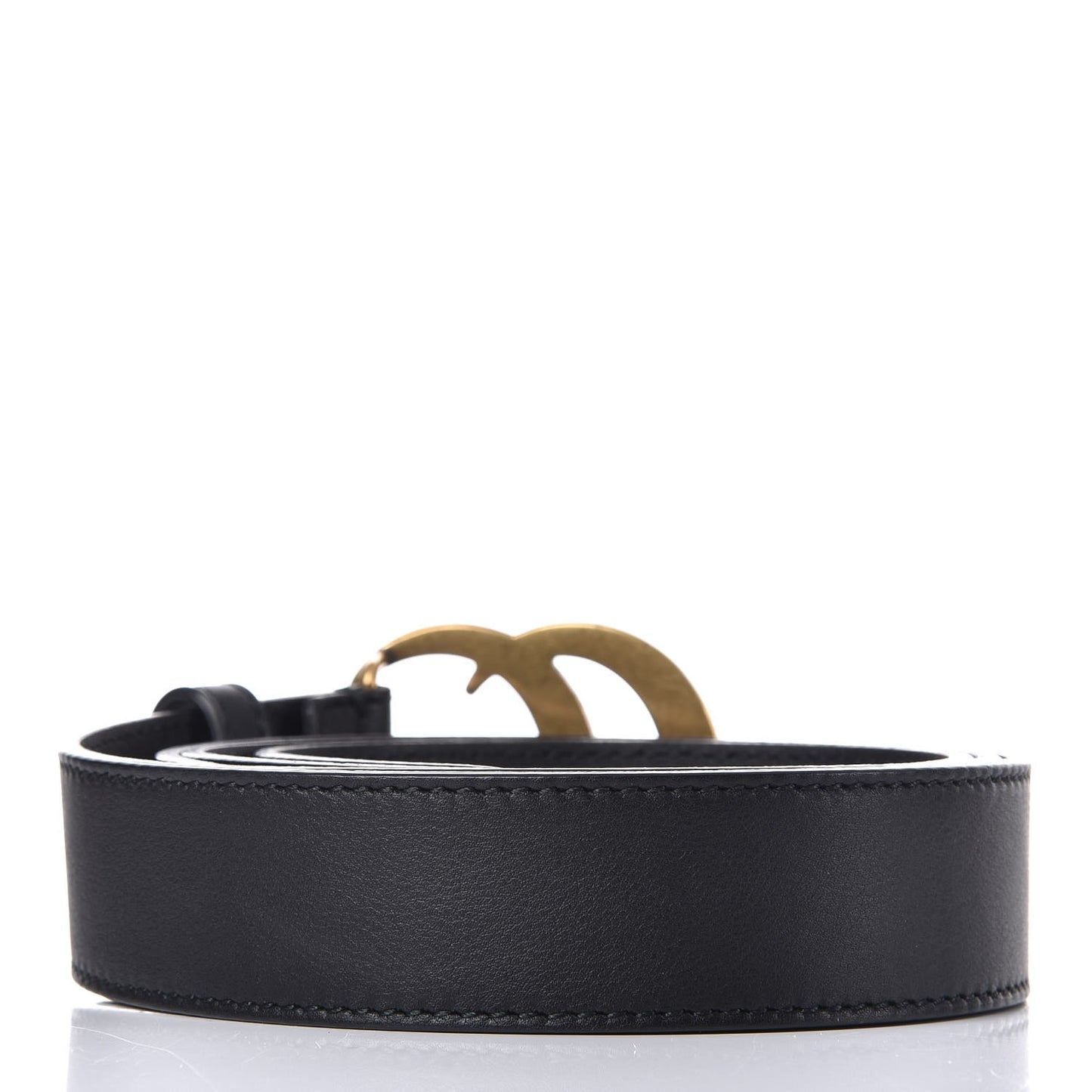 Calfskin Double G 30mm Belt 100 40 Black