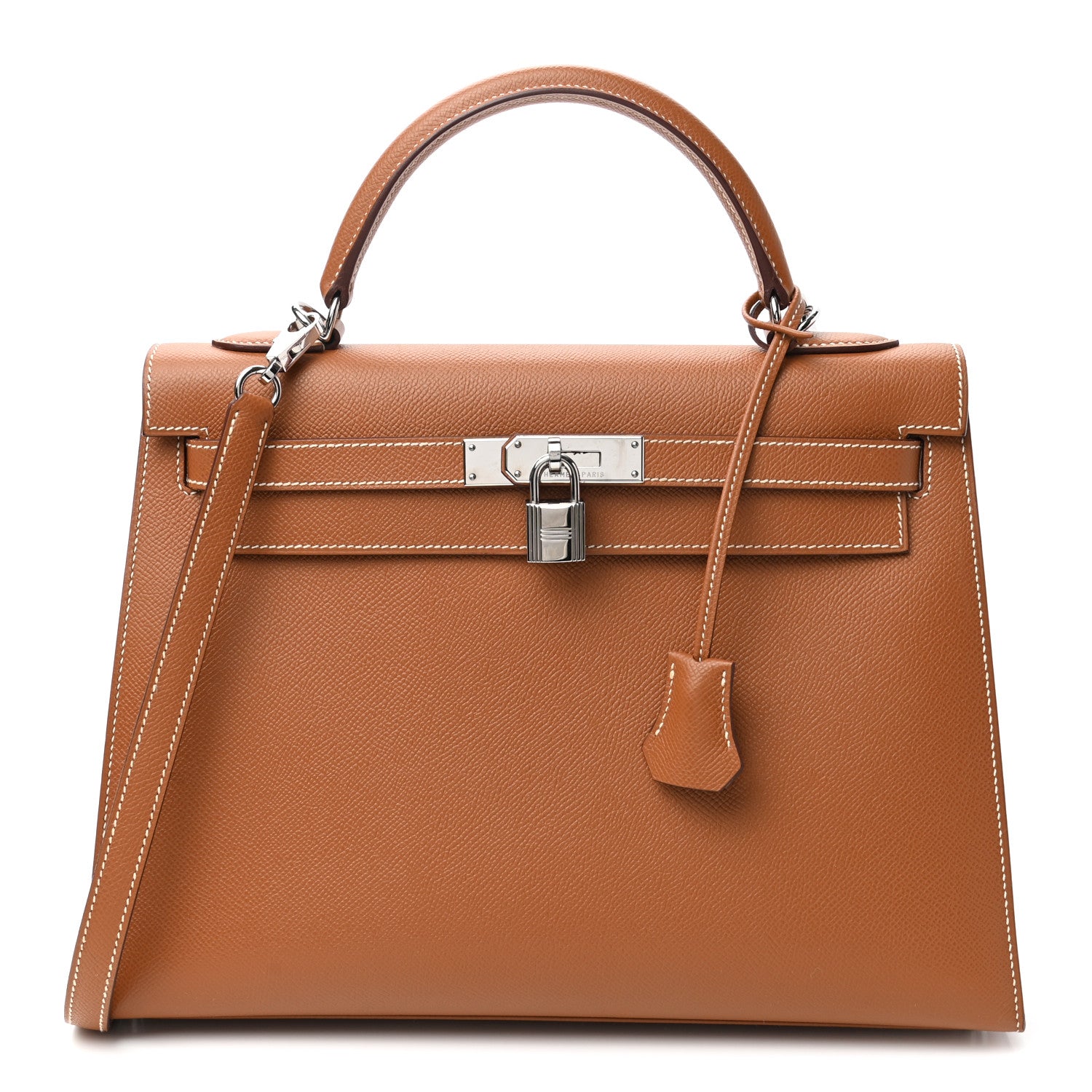 Hermes Epsom Kelly Sellier 32 Gold 1 of 10