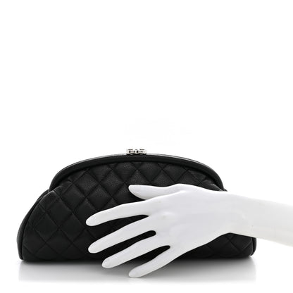 Chanel Caviar Quilted Timeless Clutch Black 2 of 10