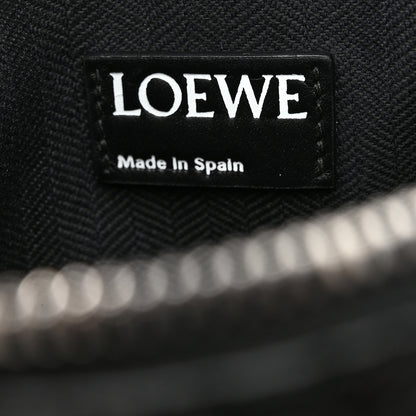 Loewe Calfskin Embossed Medium Repeat T Pouch Black 6 of 6