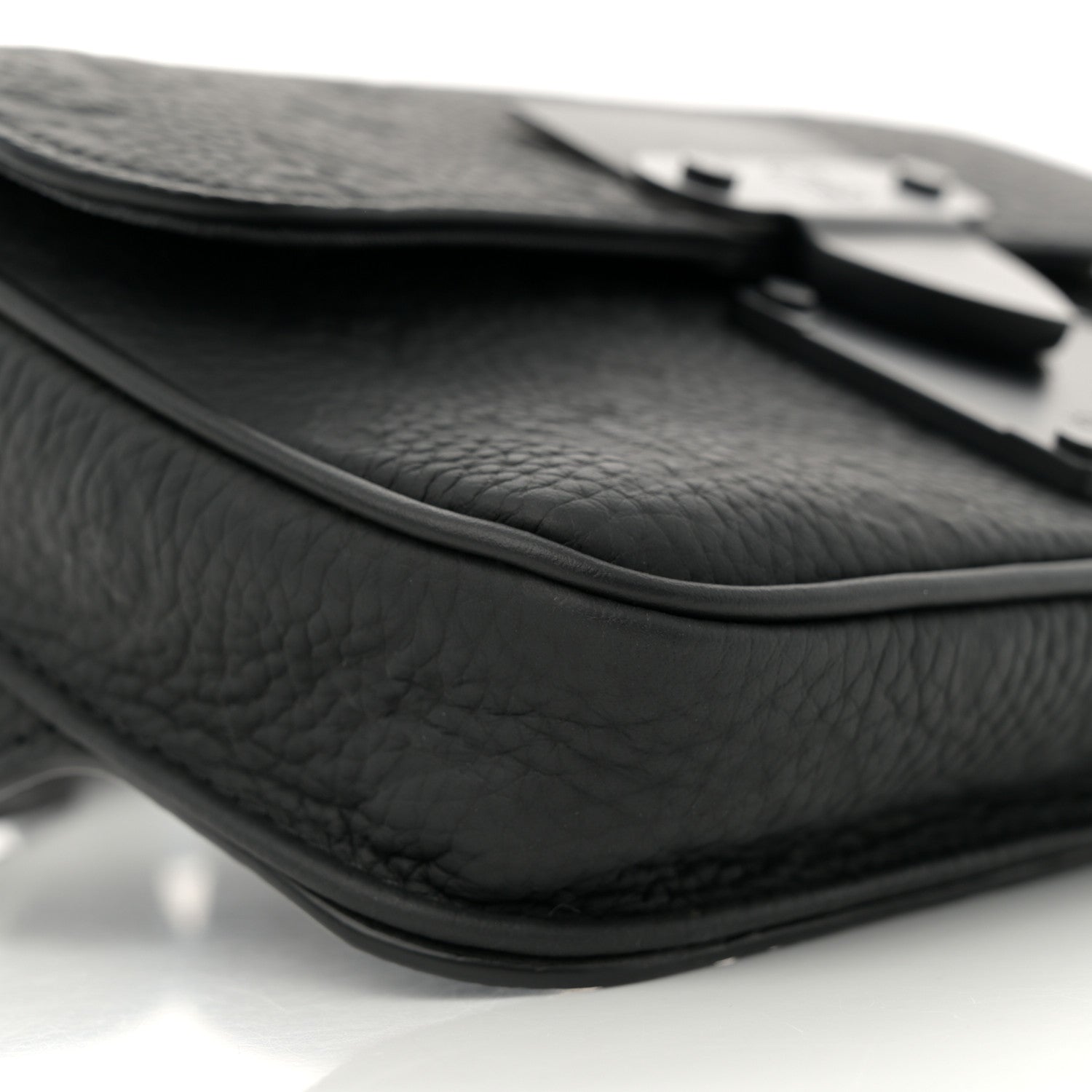 Louis Vuitton Taurillon Monogram S Lock Sling Bag Black 8 of 12