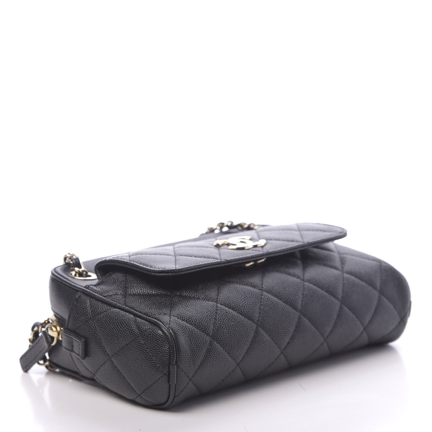 Chanel Caviar Quilted Small In & Out Camera Case Black 4 of 11