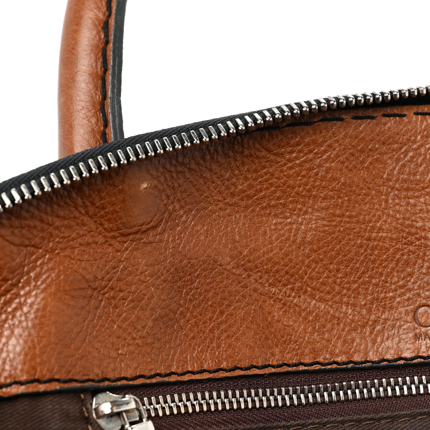 Calfskin Edith Dome Bowler Muscade