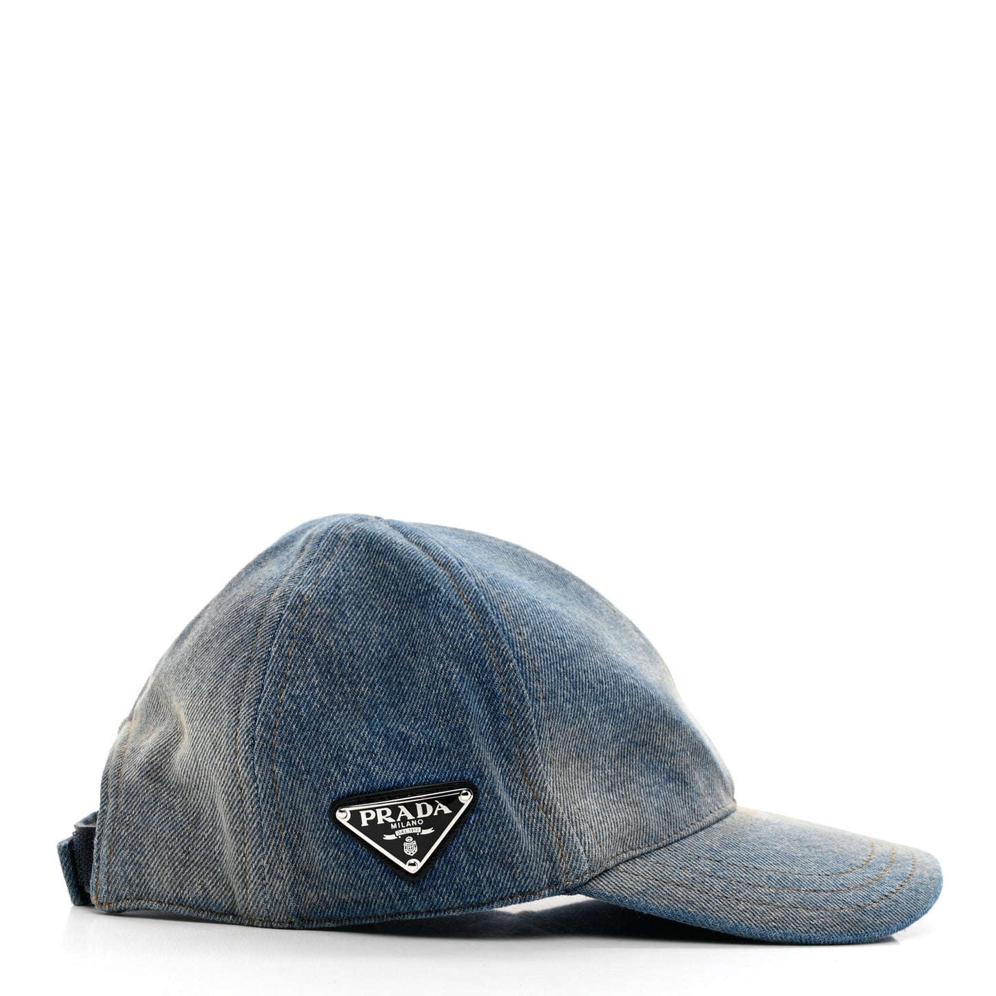 Used Denim Womens Baseball Cap M Light Blue