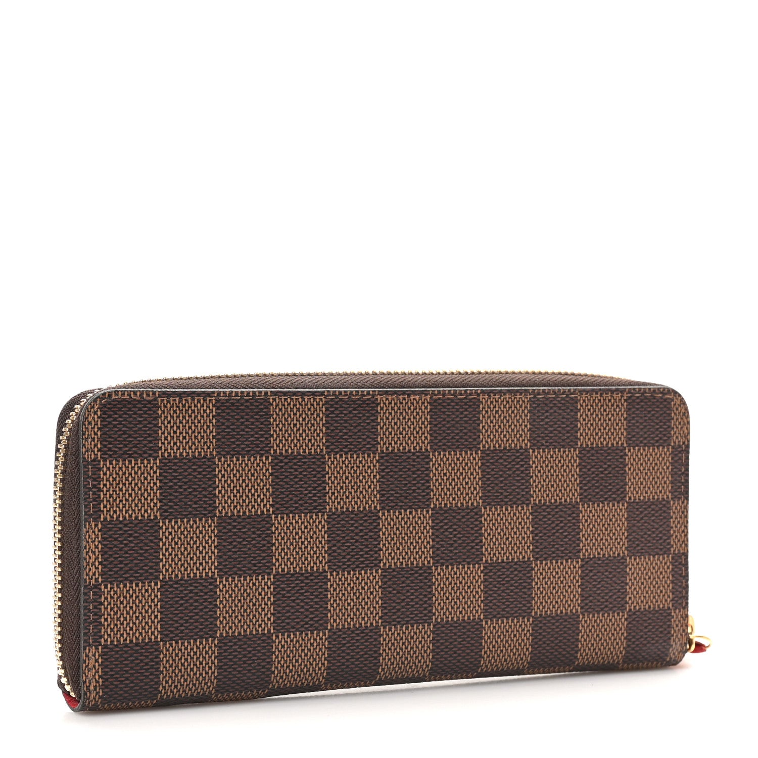 Louis Vuitton Damier Ebene Clemence Wallet Cherry 3 of 8