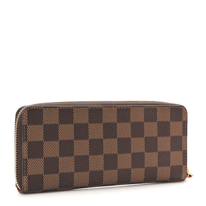 Louis Vuitton Damier Ebene Clemence Wallet Cherry 3 of 8