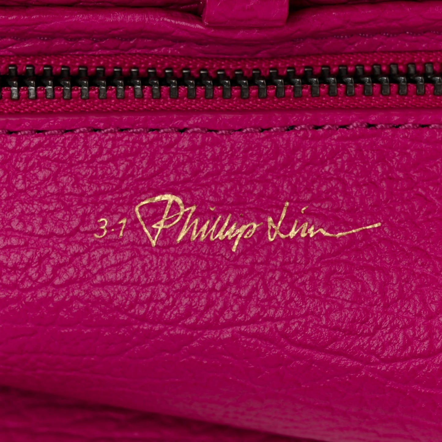 Textured Calfskin Mini Pashli Satchel Bright Fuchsia