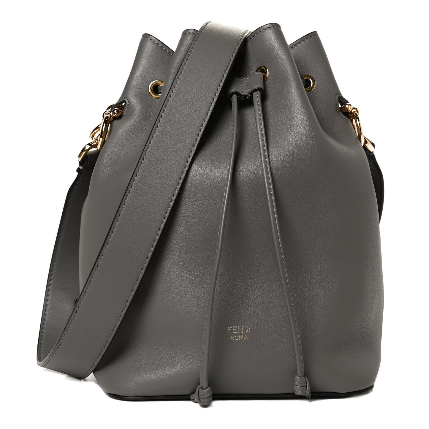 Vitello Grace Matte F is Fendi Grande Mon Tresor Bucket Bag Argilla