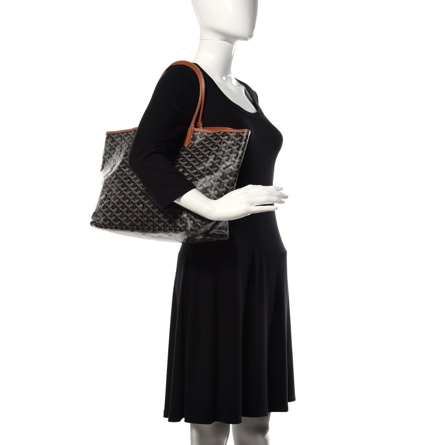 Goyardine Saint Louis PM Black Gold