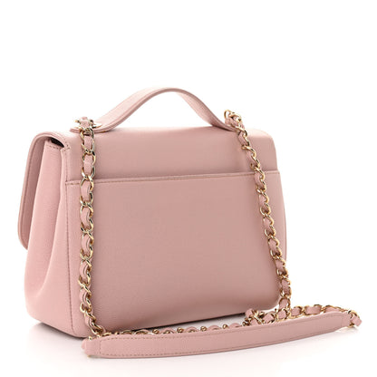 Chanel Caviar Quilted Small Business Affinity Flap Light Pink 3 of 10