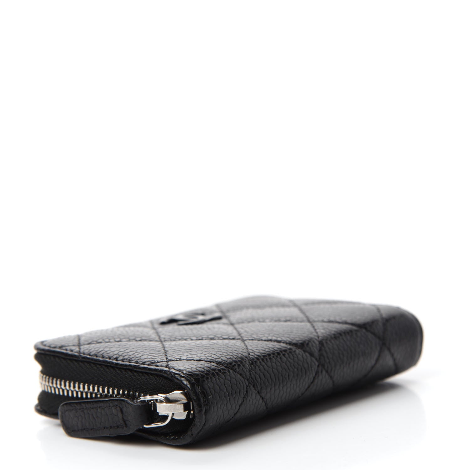Chanel Caviar Quilted Incognito Zip Coin Purse Black 4 of 8