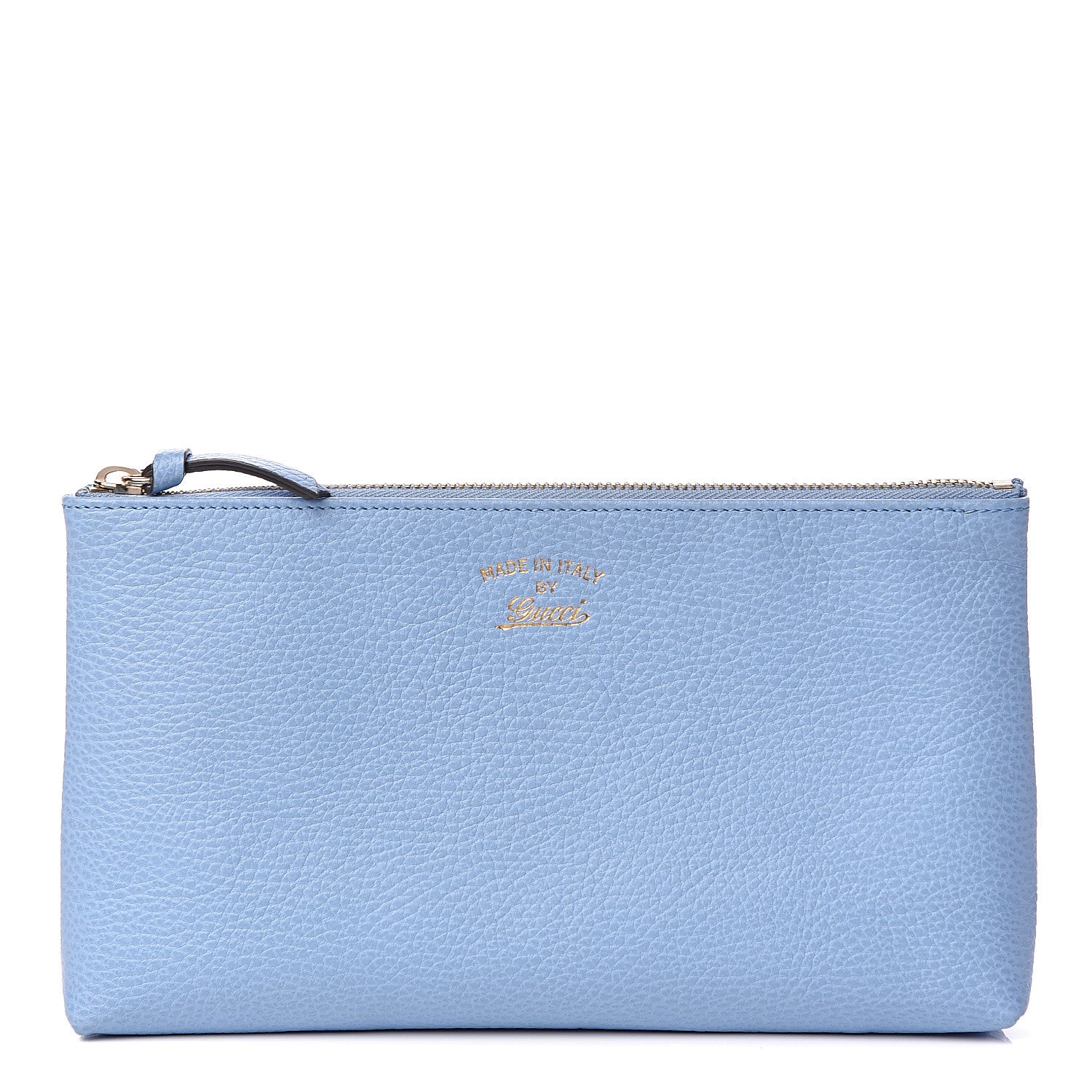 Gucci Dollar Calfskin Large Swing Pouch Mineral Blue 1 of 10