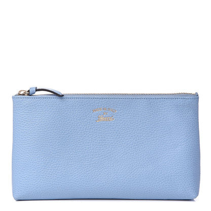 Gucci Dollar Calfskin Large Swing Pouch Mineral Blue 1 of 10