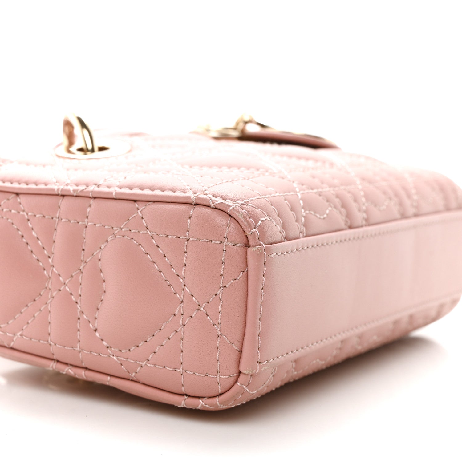 Christian Dior Lambskin Cannage Dioramour Micro Lady D-Joy Melacoton 9 of 10