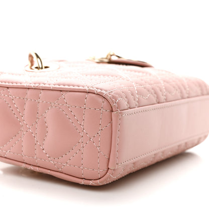 Christian Dior Lambskin Cannage Dioramour Micro Lady D-Joy Melacoton 9 of 10