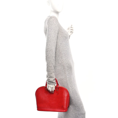 Louis Vuitton Epi Alma PM Castillan Red 2 of 13