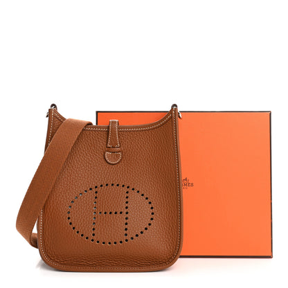 Hermes Taurillon Clemence Evelyne TPM Gold 13 of 13