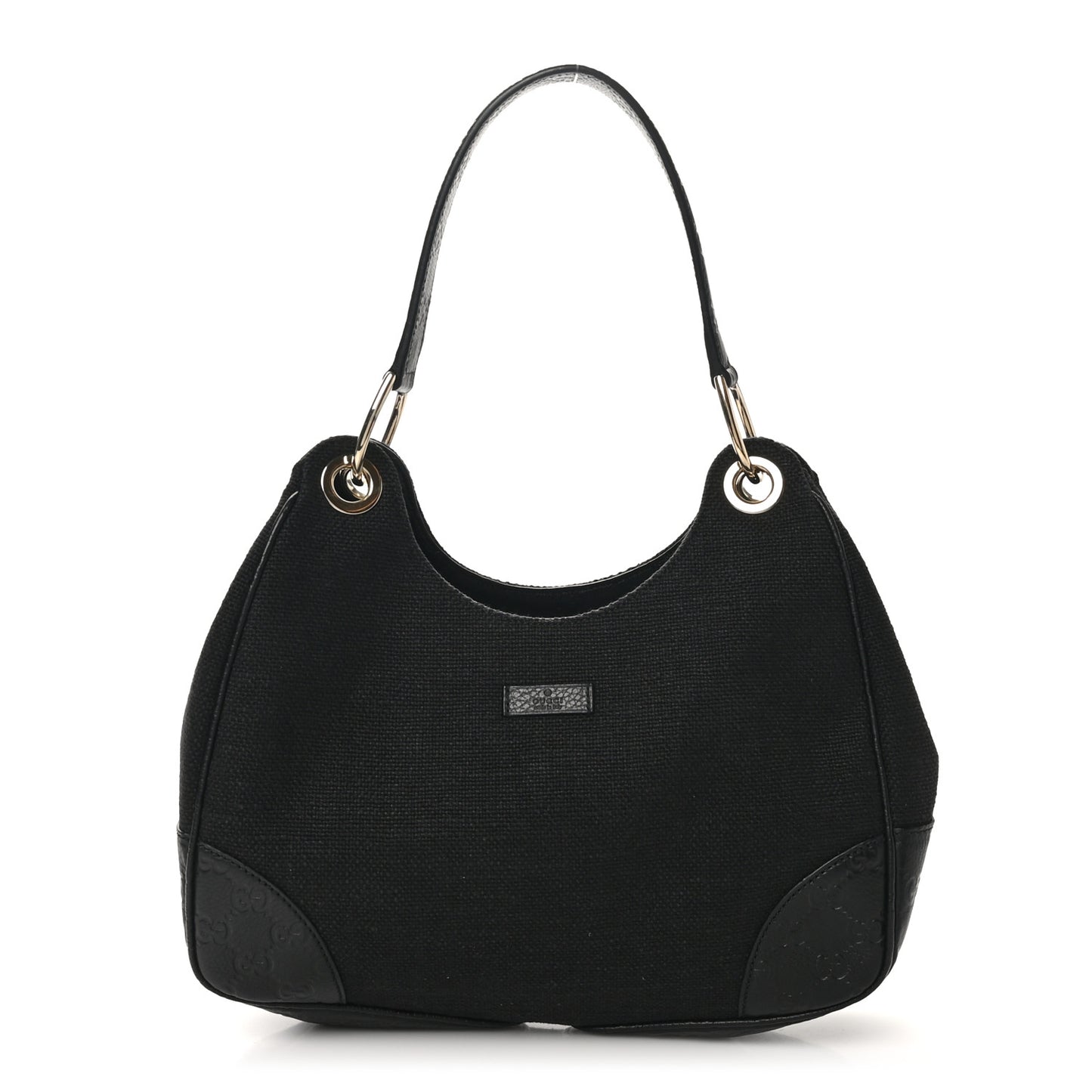 Canvas Guccissima Hobo Black