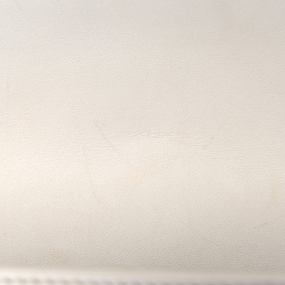 Chanel Lizard Chevron Stitched Small Boy Flap White Silver 17 of 18
