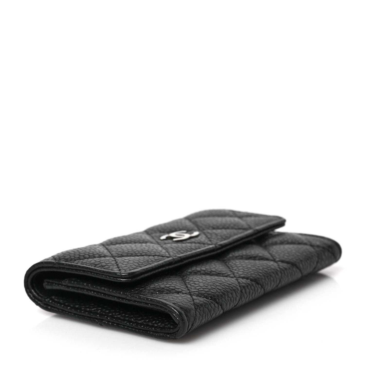 Chanel Caviar Quilted Flap Card Holder Black 4 of 8