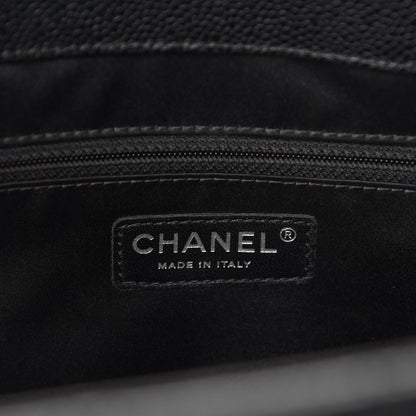 Chanel Caviar Quilted XL Grand Shopping Tote GST Black 10 of 12