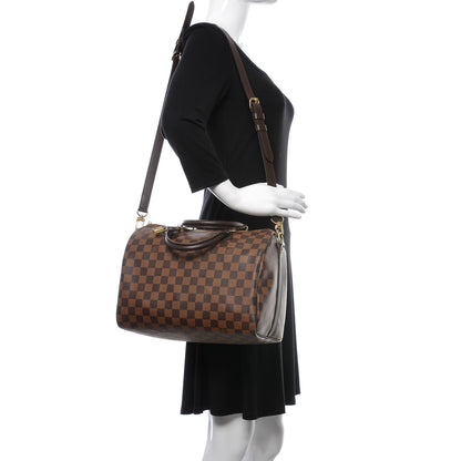 Louis Vuitton Damier Ebene Speedy Bandouliere 30 2 of 10