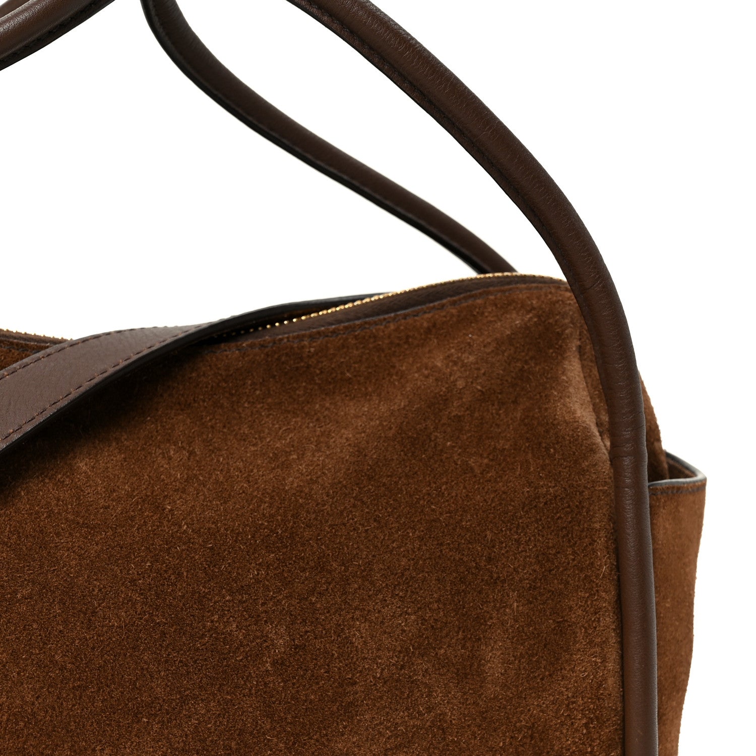 Prada Camoscio Darling Shoulder Bag Cocoa Brown 8 of 10