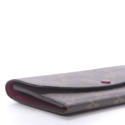 Louis Vuitton Monogram Emilie Wallet Fuchsia 6 of 10