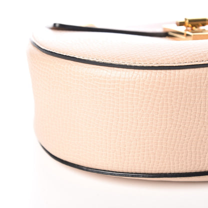 Chloe Grained Calfskin Lambskin Drew Shoulder Bag Powder Beige Caramel 12 of 13