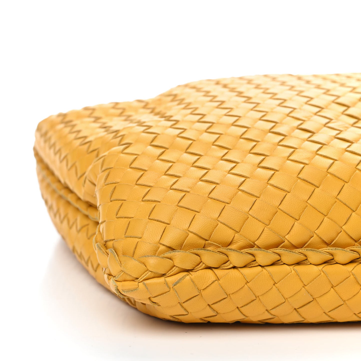 Nappa Intrecciato Large Veneta Hobo Yellow