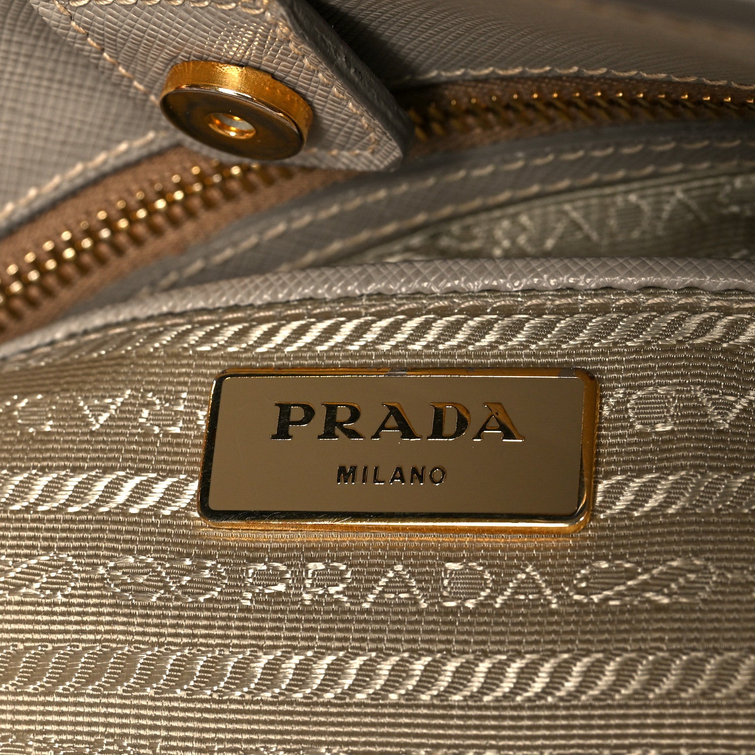 Prada Saffiano Lux Medium Tote Pomice 6 of 12