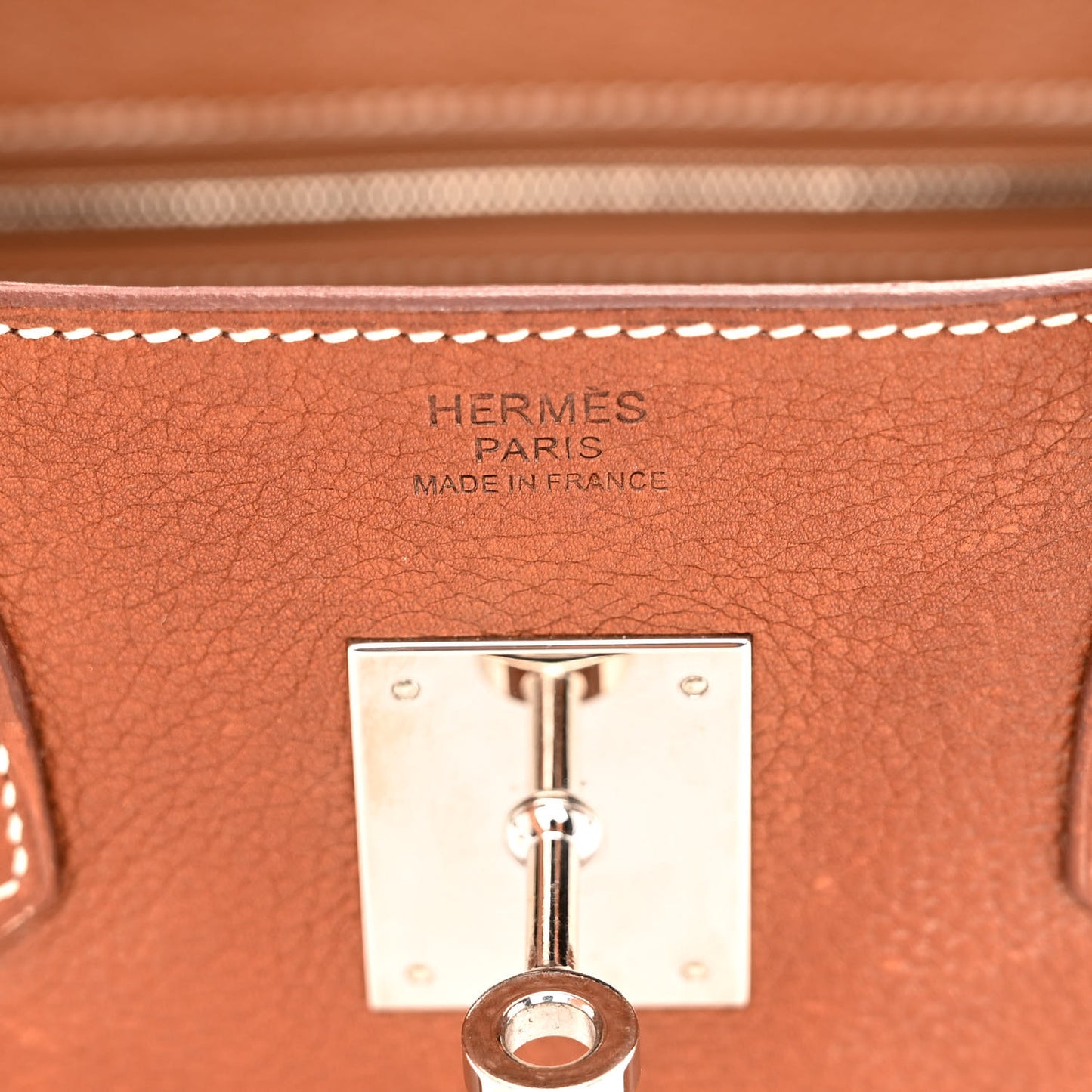 Natural Barenia Faubourg Birkin 30 Fauve