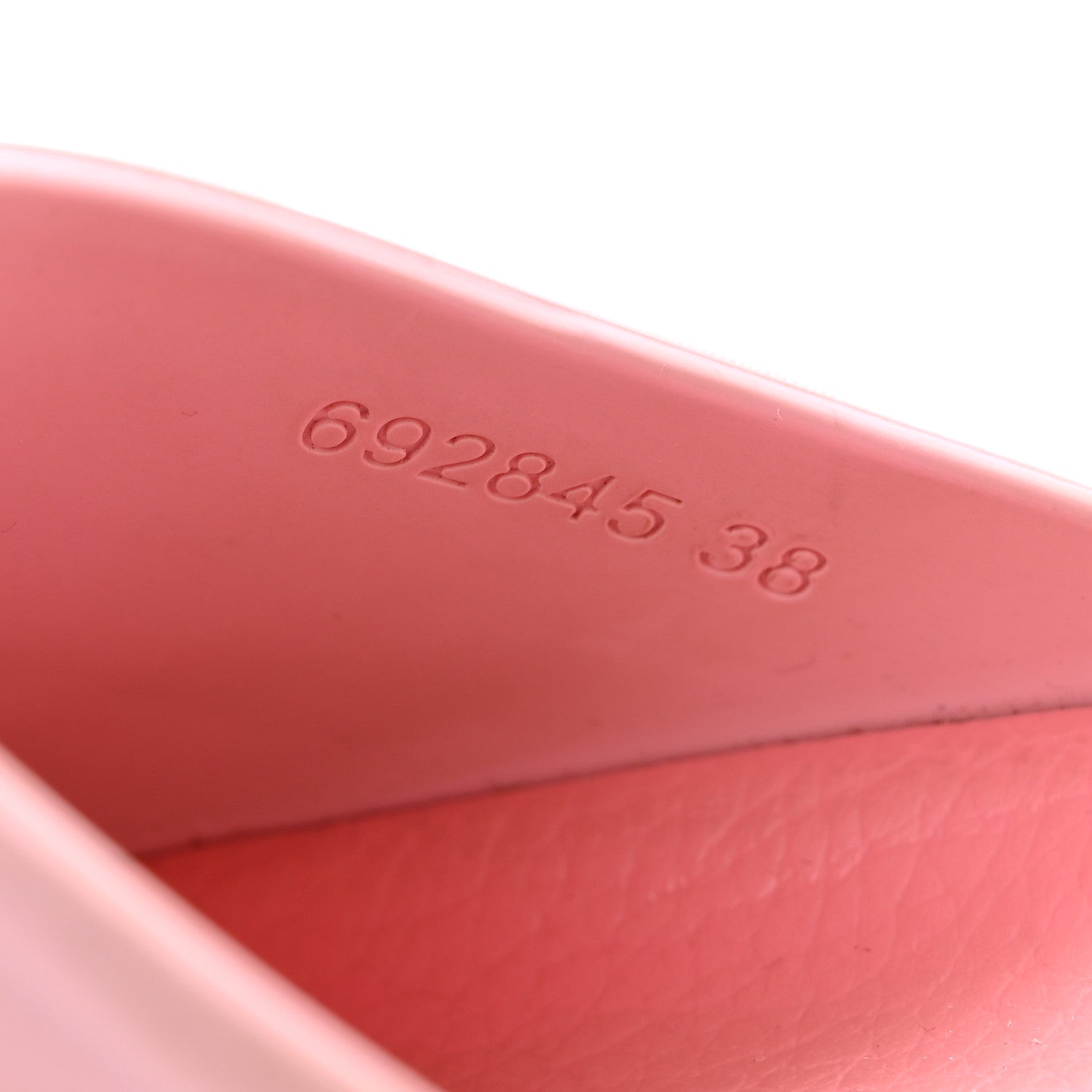 Gucci Soft Rubber Womens Interlocking G Platform 42mm Slide Sandals 38 Sugar Pink 8 of 12