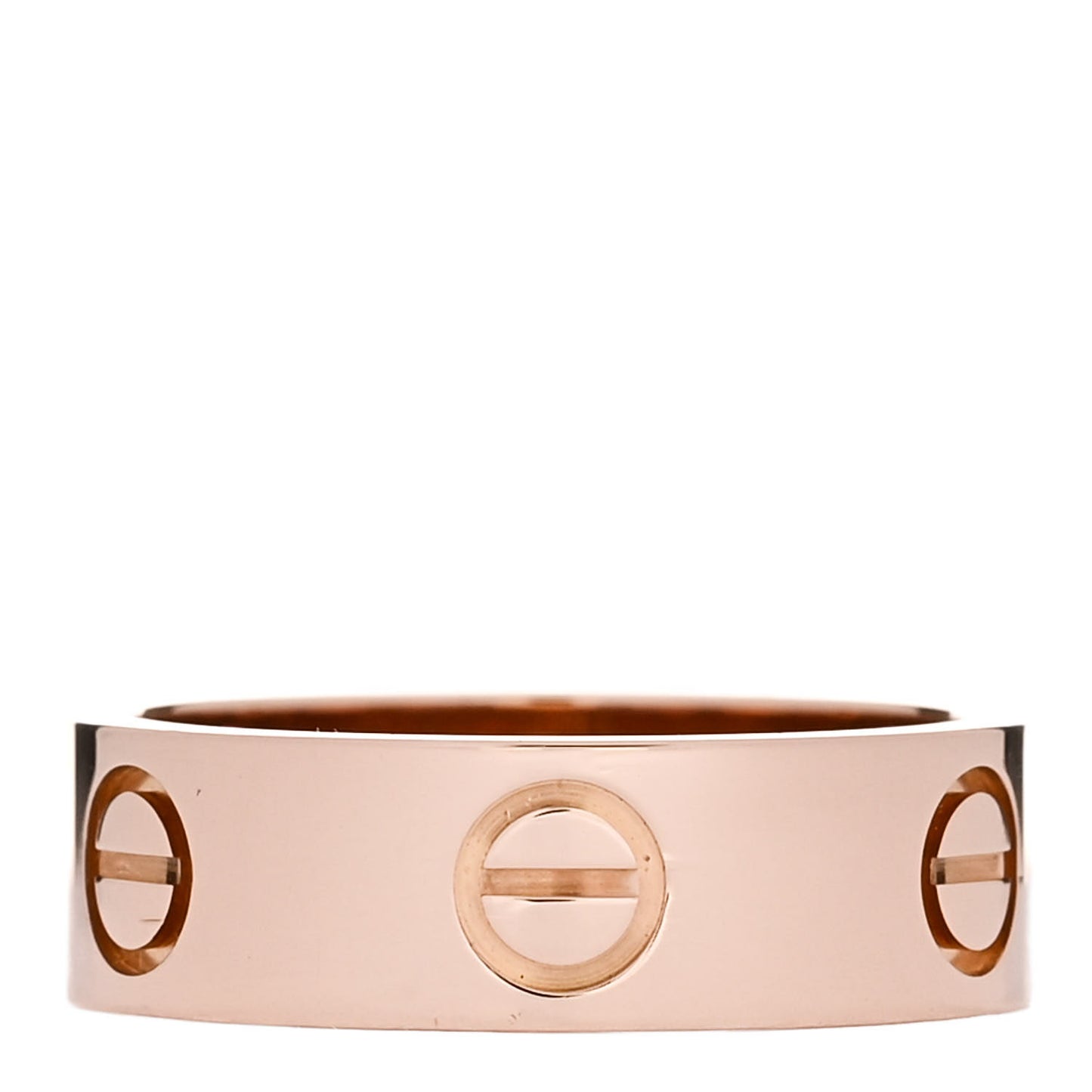 18K Pink Gold 5.5mm LOVE Ring 50 5.25
