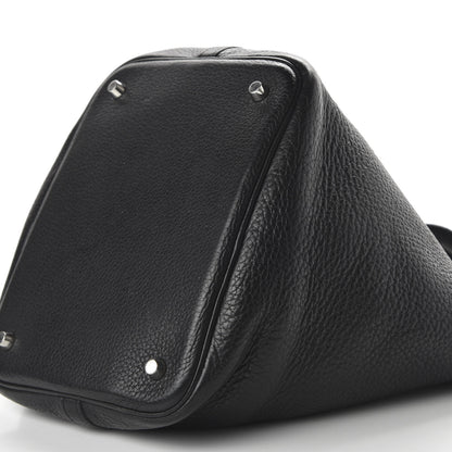 Hermes Taurillon Clemence Picotin Lock 22 MM Black 7 of 9