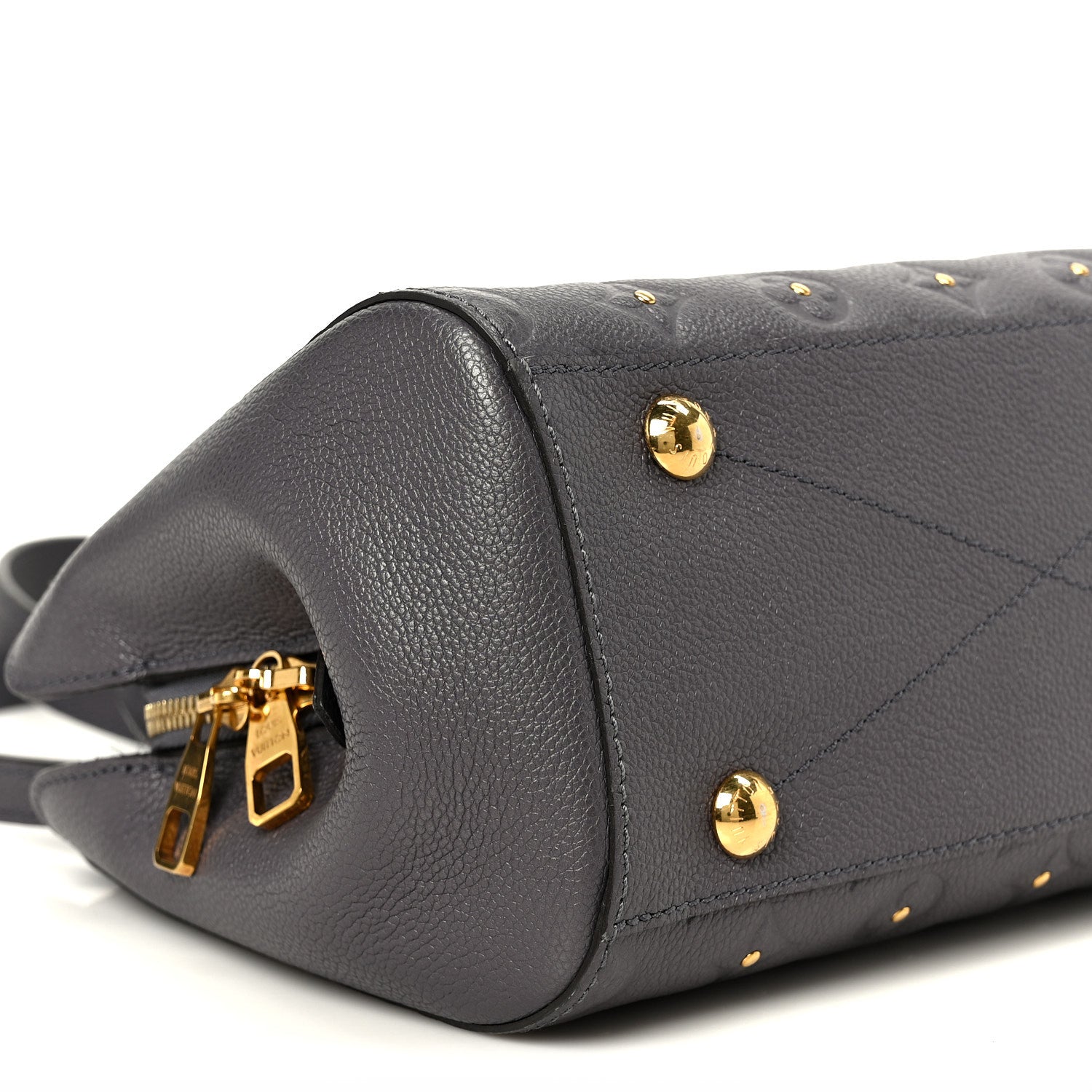 Louis Vuitton Empreinte Studded Montaigne BB Gris Silver 12 of 13