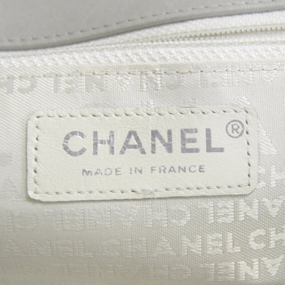 Chanel Lambskin Quilted Medium Flap Gray 7 of 11
