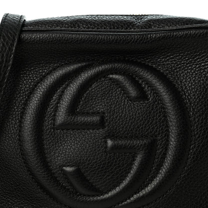Gucci Pebbled Calfskin Small Soho Disco Bag Black 8 of 10