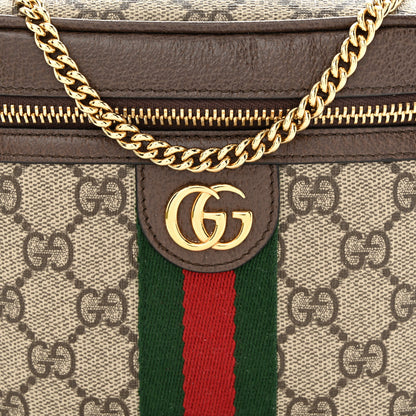 Gucci GG Supreme Monogram Web Ophidia Belt Bag 110 44 Dark Brown 8 of 11